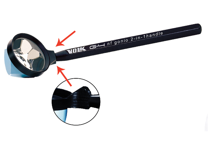 Volk G-4 Gonioskop - individuelle Gravur/ Flange & Ringgröße wählbar