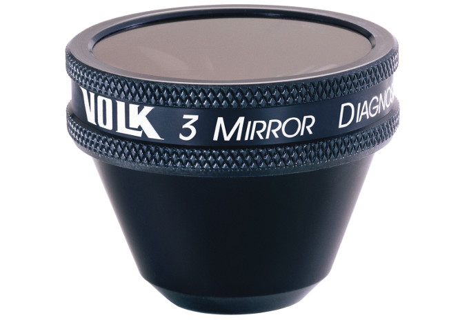 Volk 3 Spiegel Kontaktglas Standard - schwarz/ indivivduelle Gravur möglich