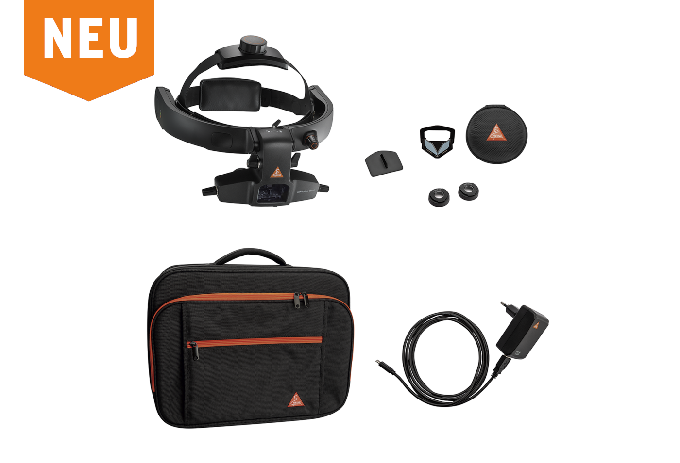 HEINE OMEGA 600 LED Kopfophthalmoskop Studenten-Set