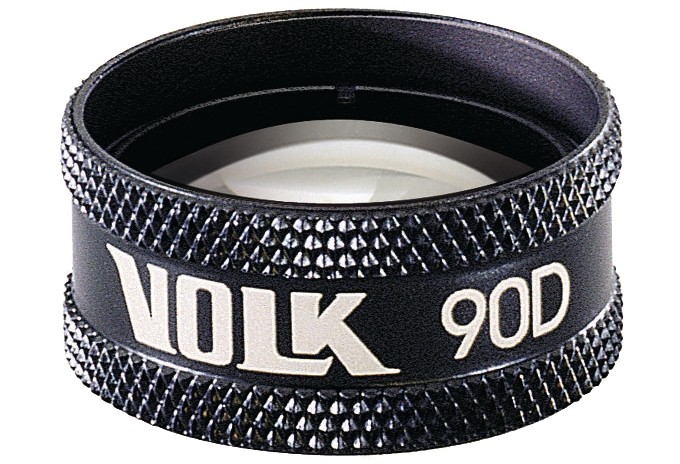 Volk 90D Lupe - schwarz / ohne Gravur