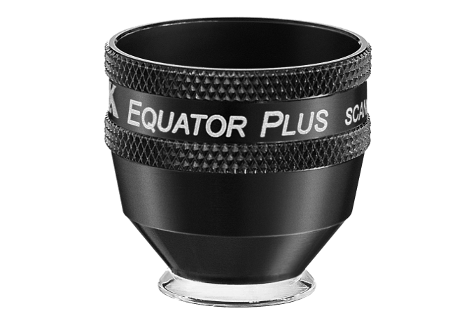 Volk Kontaktglas Equator Plus ANF - schwarz/ Flange/  mit individueller Gravur