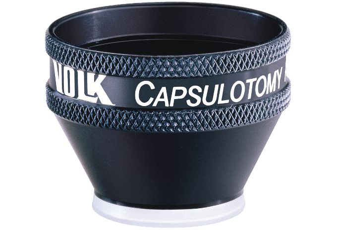 Volk Kapsulotomie Lupe - schwarz/ mit individueller Gravur