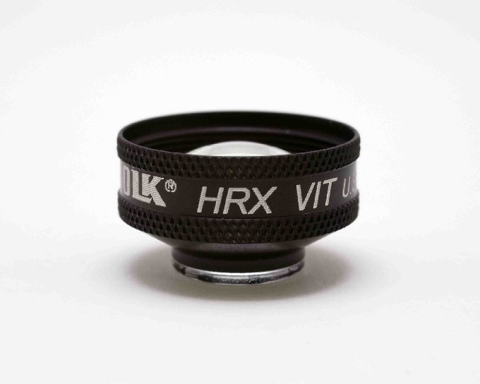 HRX VIT indirekte OP Lupe schwarz/ mit Standard oder SSV Kontaktfläche