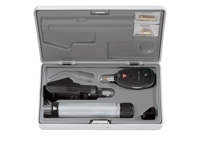 HEINE Beta 200 LED Ophthalmoskop & Beta 200 LED Skiaskop Set