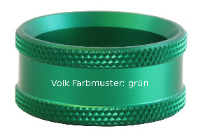 Volk 78D Lupe - grün / mit individueller Gravur