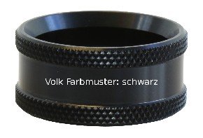 Volk indirektes Kontaktglas Area Centralis - schwarz/individuelle Gravur möglich