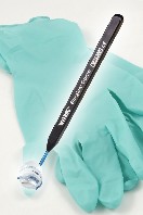 VOLK Kontaktglas "Surgical Gonio" am Handgriff