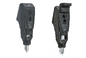 Kombi Set HEINE BETA 200 S LED Ophthal. & Skiaskop & BETA 4 USB Ladegriff +Kabel
