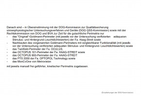 Projektionsperimeter PTS 2000
